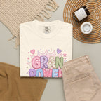 Gran Power T-Shirt — Cute Pastel 'Gran Power' Graphic Tee for Grandparents, Mother's Day Gift