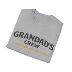 Granddad's Crew T-Shirt — "Small Humans, Big Love" Grandpa Gift
