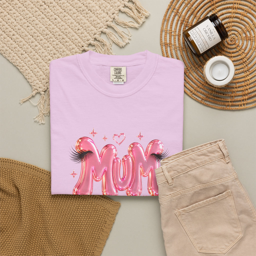 MUM Pink Balloon Eyelashes T-Shirt