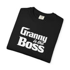 Granny Is the Boss T-Shirt – Funny Grandma Gift, Mother’s Day & Birthday Tee
