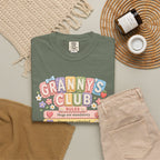 Granny's Club T‑Shirt – Cute Pastel 'Granny's Club' Rules Graphic Tee for Grandmothers