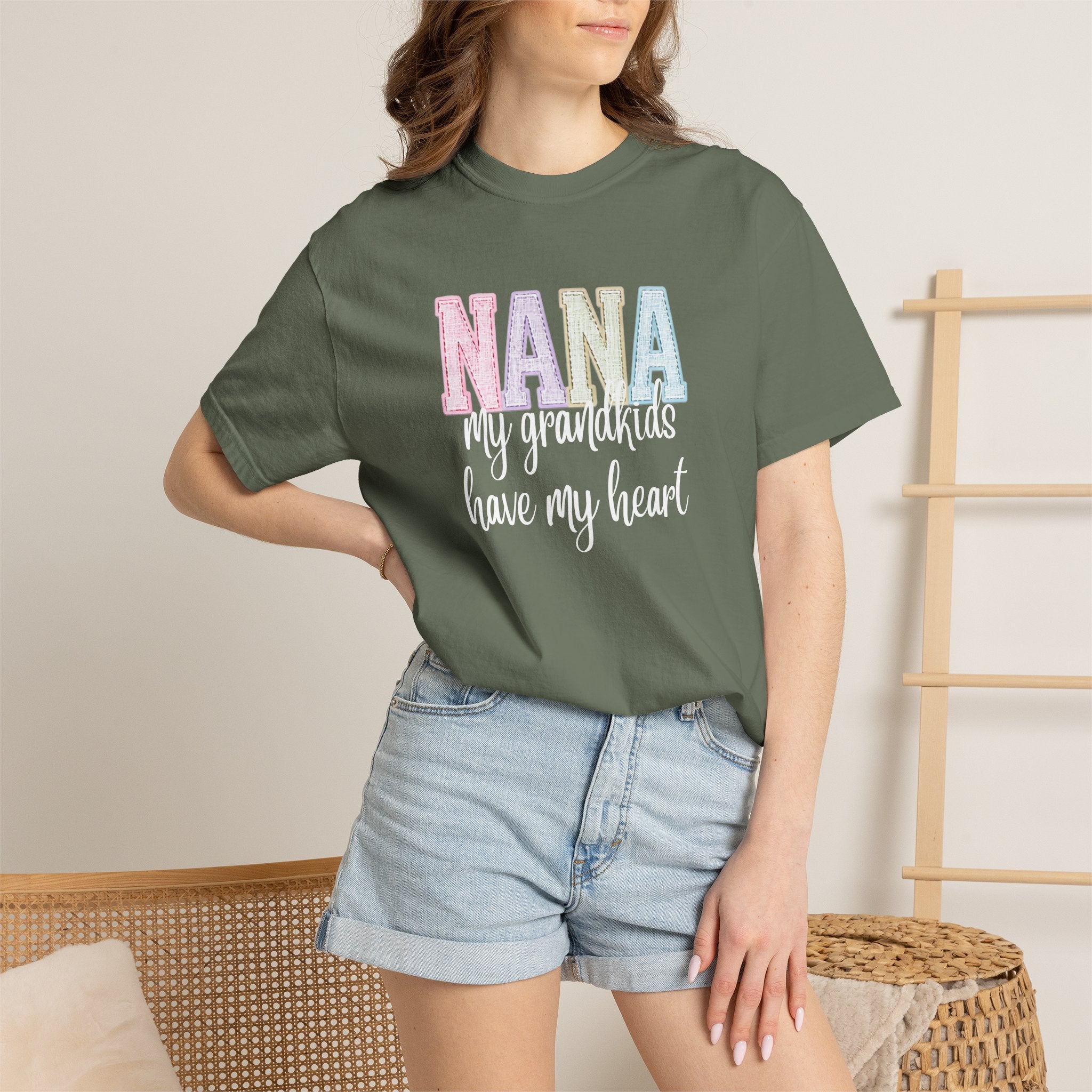 Nana Pastel Lettering T‑Shirt