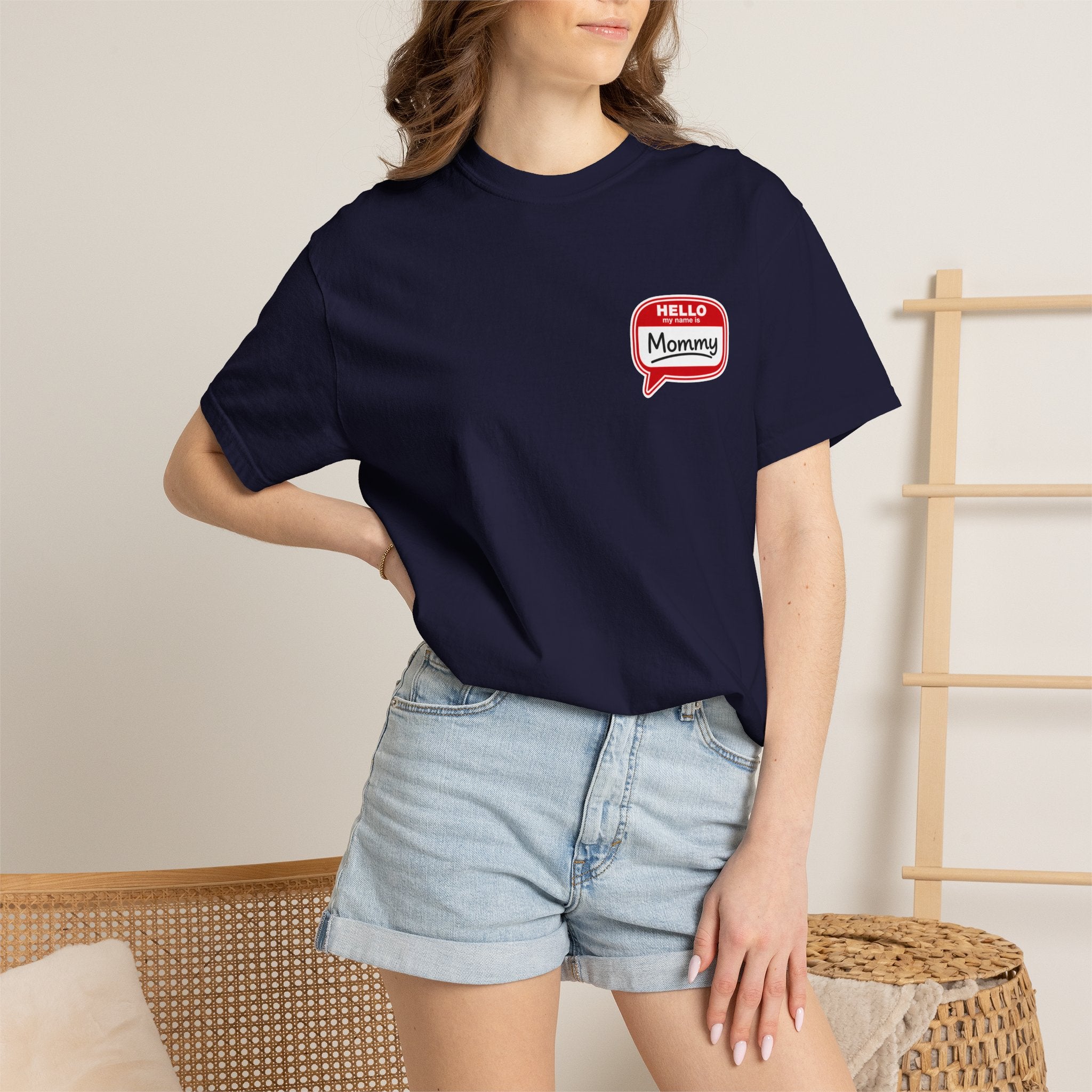 Hello Mommy T-Shirt — Cute Speech Bubble Mom Tee