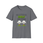 Grandpa’s Golf Buddies T-Shirt — Personalized Names on Golf Balls