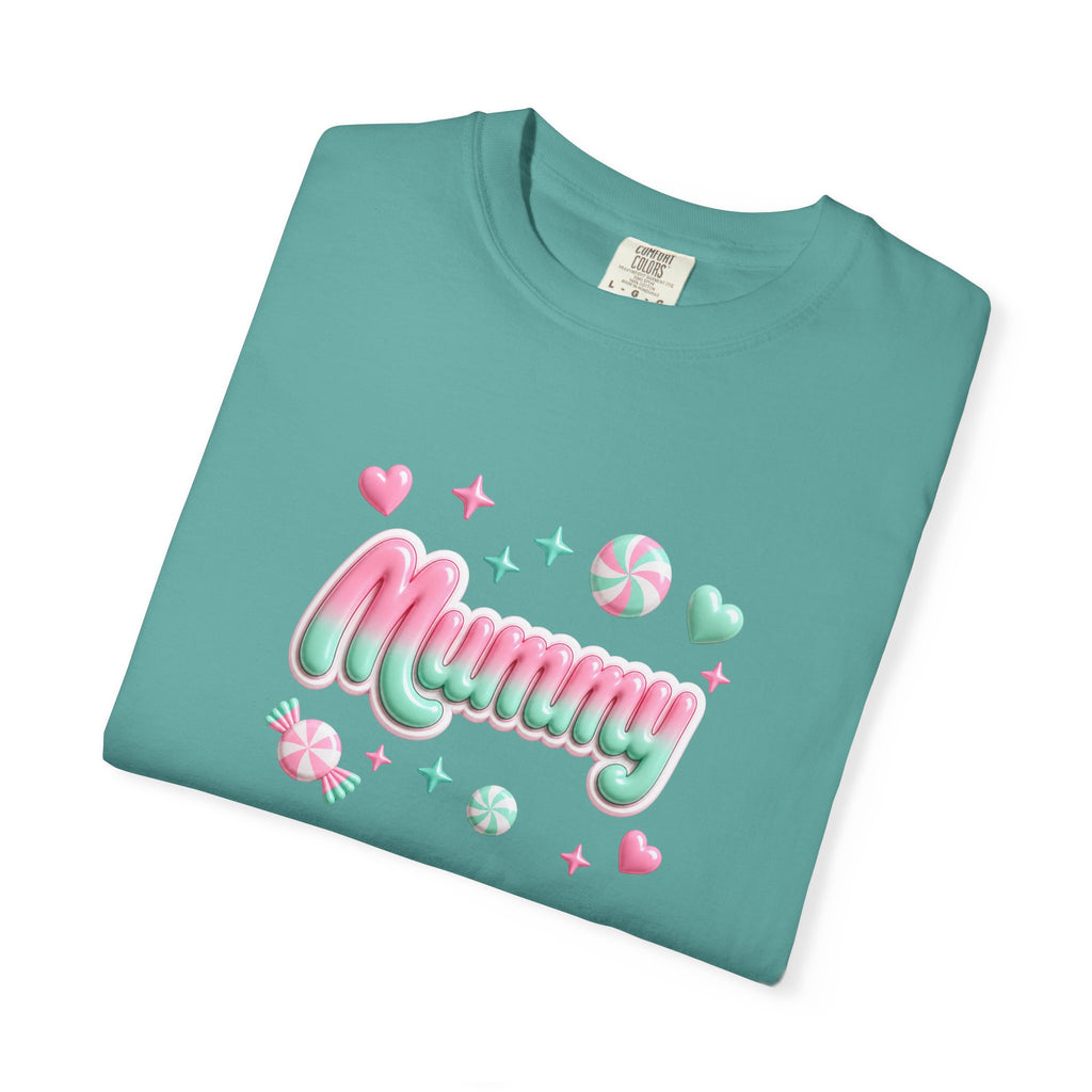 Mummy Pastel Candy Script T-Shirt