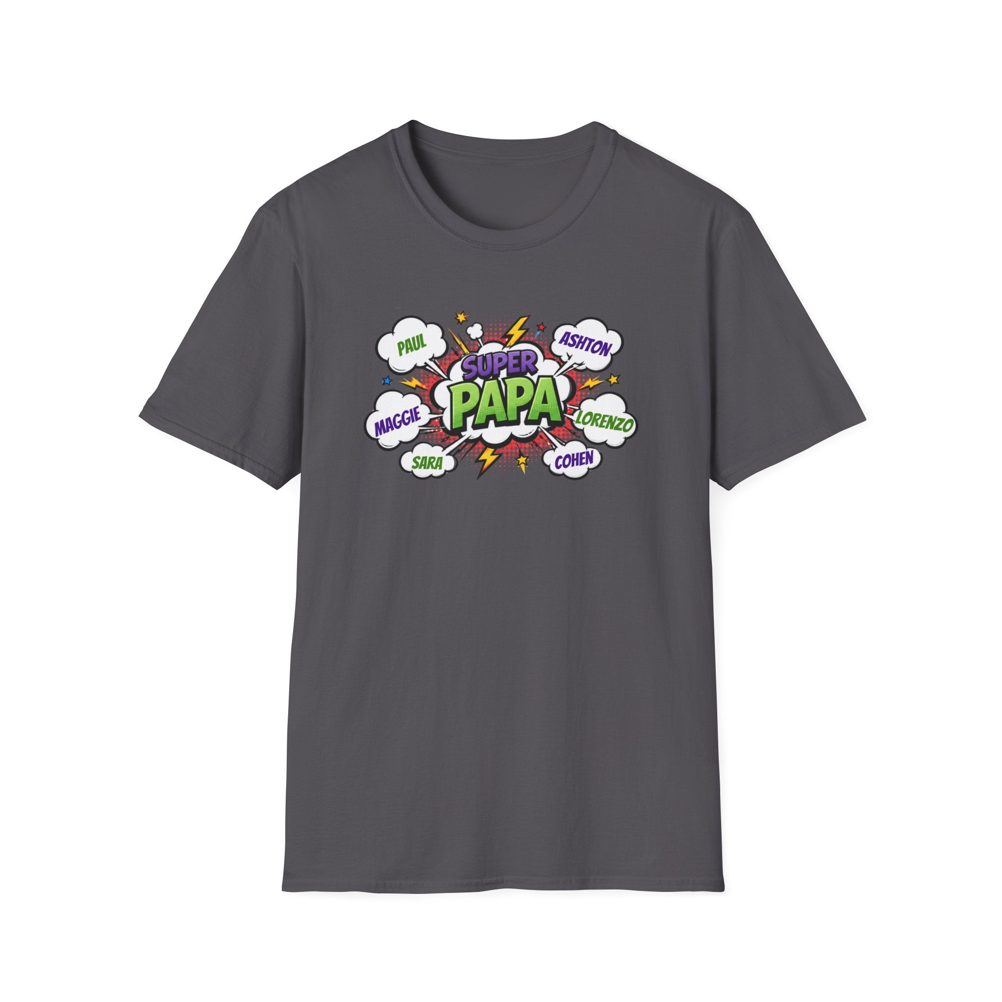 Super Papa Comic T-Shirt — Funny Father’s Day Gift