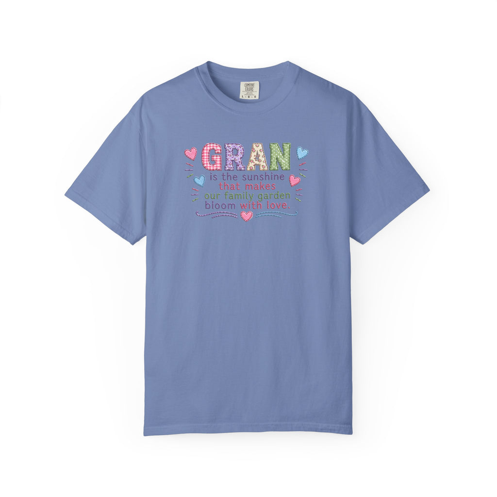 Grandma Floral T-Shirt — "GRAN is the sunshine that makes our family garden bloom with love"