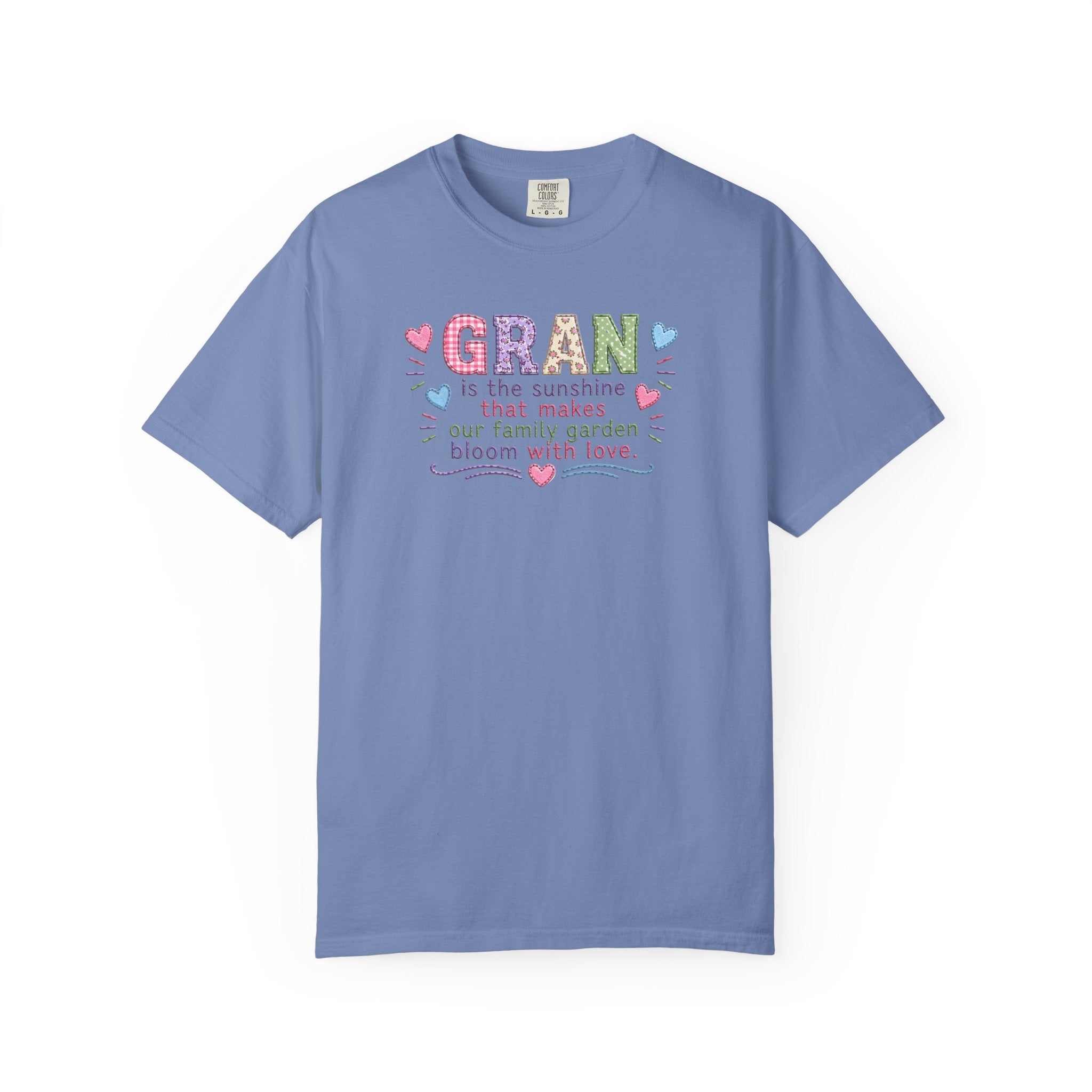 Grandma Floral T-Shirt — "GRAN is the sunshine that makes our family garden bloom with love"
