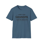 Grandpa Biscuits T-Shirt — "I Only Visit Grandpa For The Biscuits" Funny Family Tee