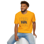 Papa Word Cloud T-Shirt — 'You had me at PAPA' Father's Day Gift