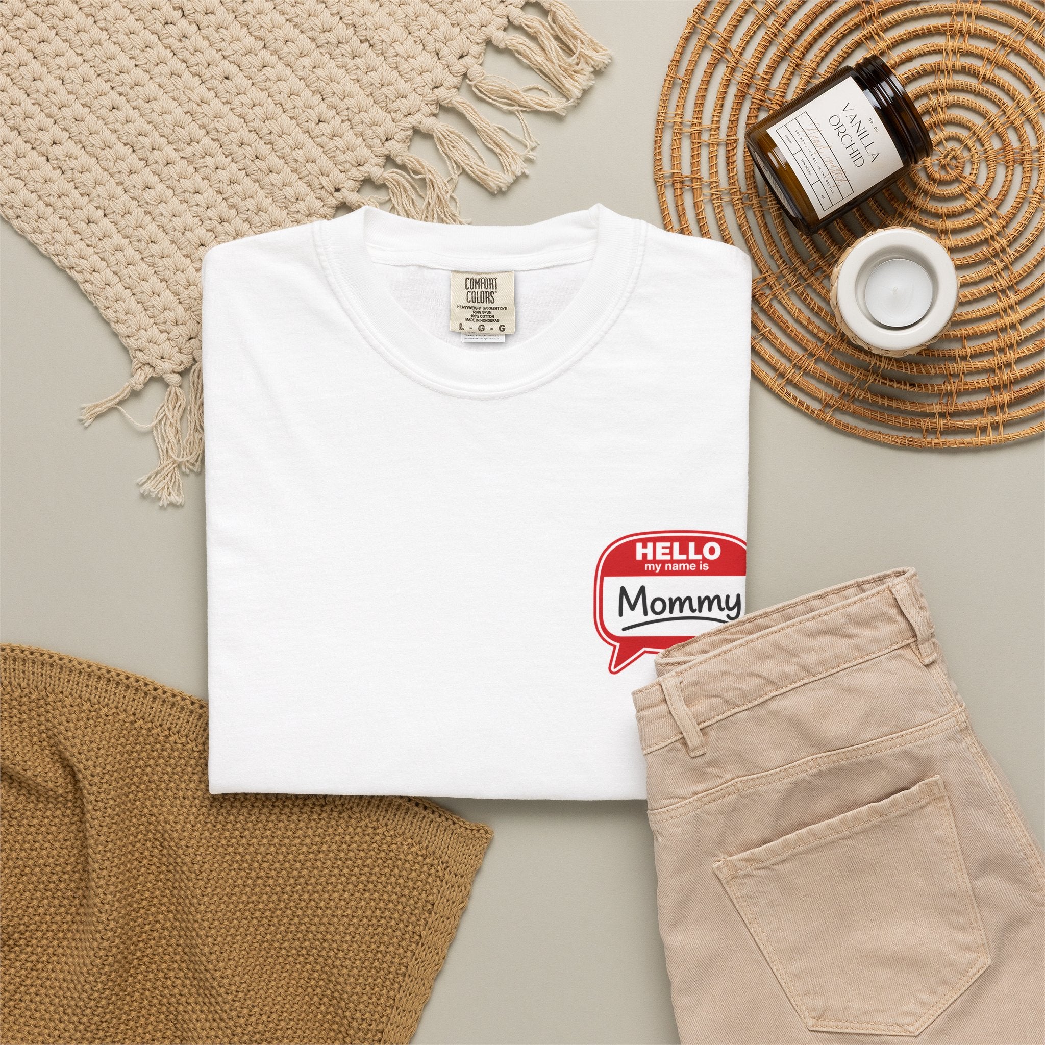 Hello Mommy T-Shirt — Cute Speech Bubble Mom Tee