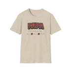 Papa Plaid T-Shirt – "Papa Loves his Little Clan" Grandfather Gift for Father's Day