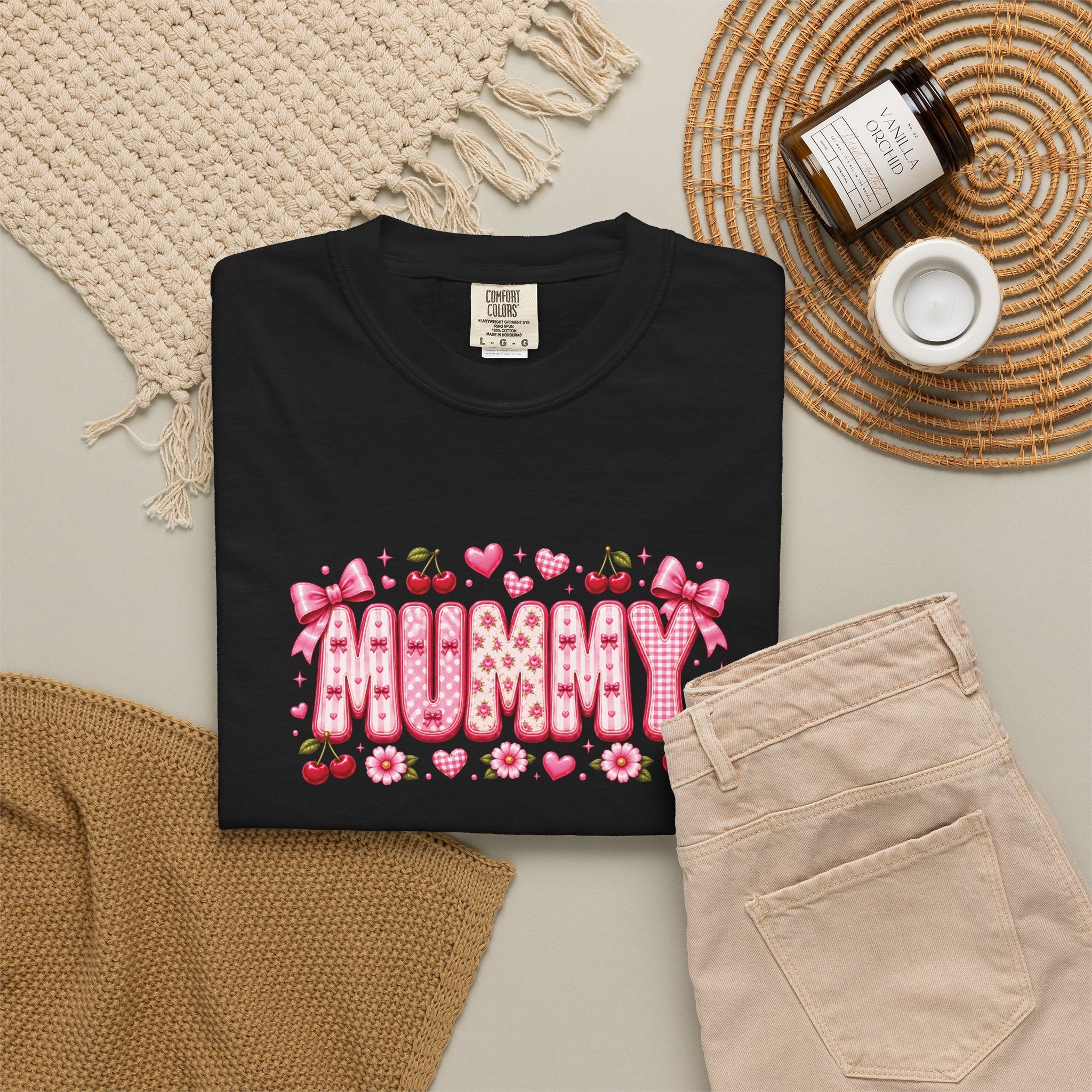 MUMMY Floral Heart T-Shirt