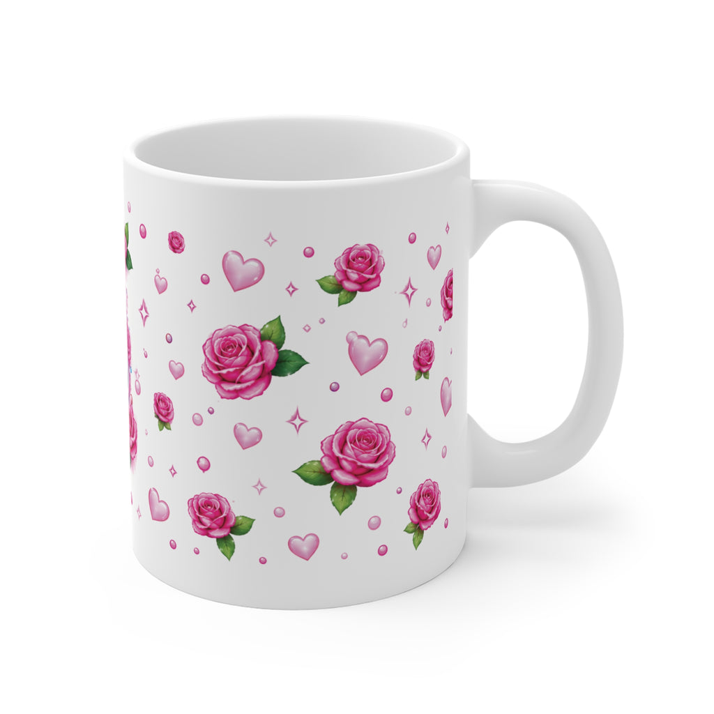 GRANDMA Floral Name Mug — Personalised