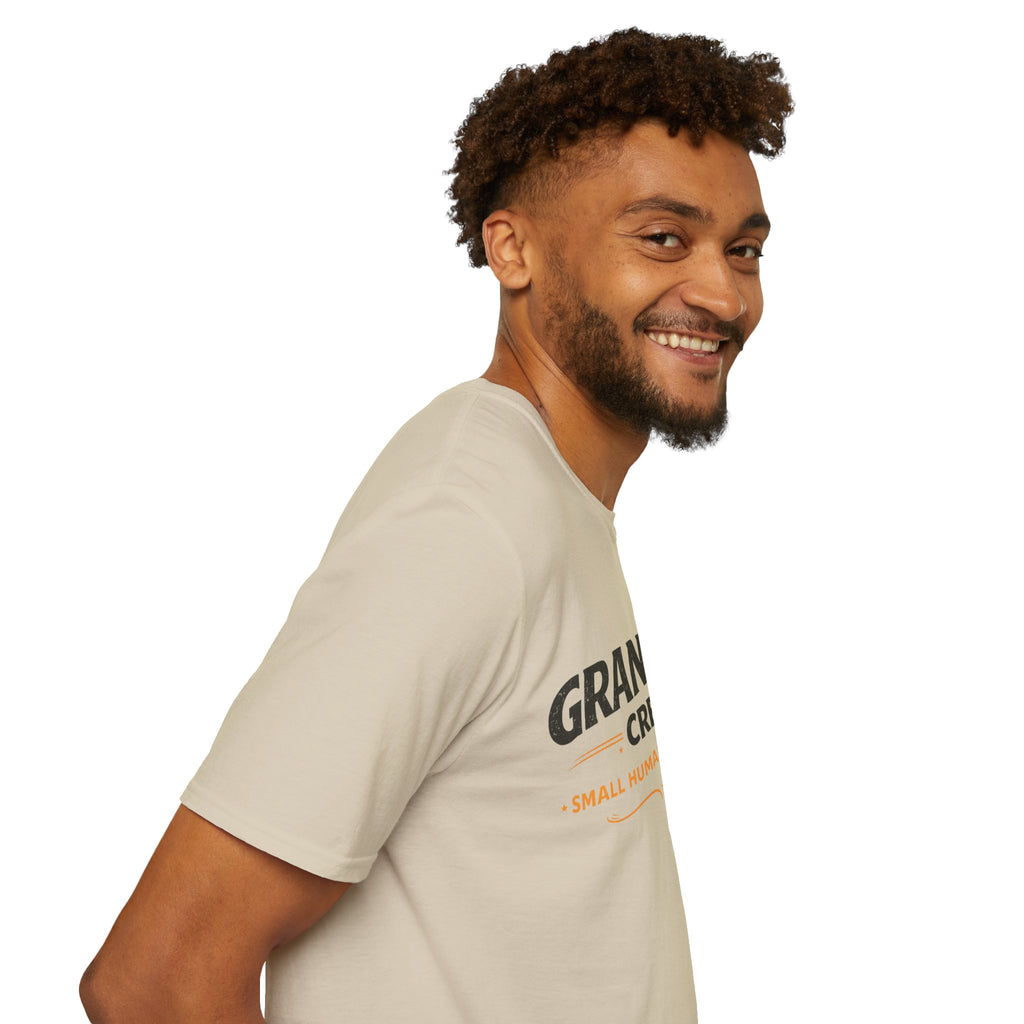 Grandpa's Crew T-Shirt — "Small Humans, Big Love" Grandpa Gift