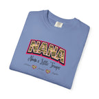NANA Leopard Print Tee - "Nana's a Little Tramp" Graphic T-Shirt for Grandmothers