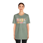 Nana Baby Blocks Tee — Personalized Grandmother Name Shirt