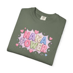 Nana Power T-Shirt — Playful Retro Heart Graphic for Grandmother Gifts