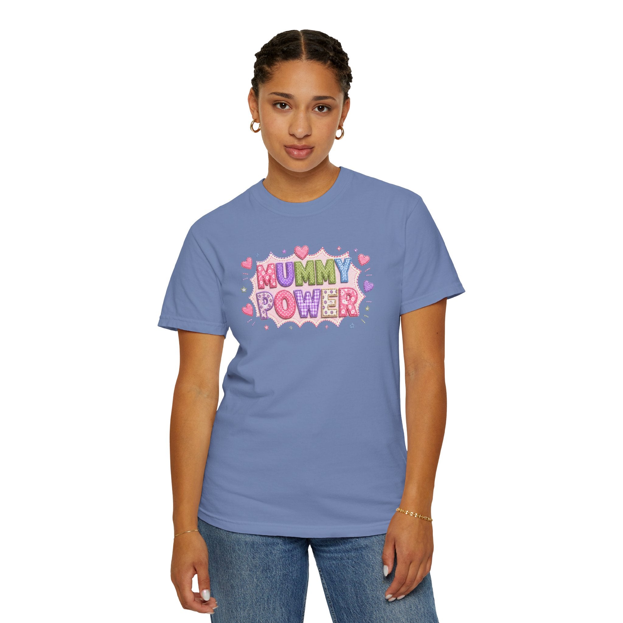 Mummy Power T-Shirt — Cute Pink Heart Mother's Day Tee