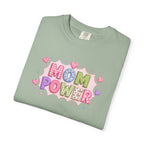 Mom Power T-Shirt — Cute Pastel Heart Mother's Day Tee