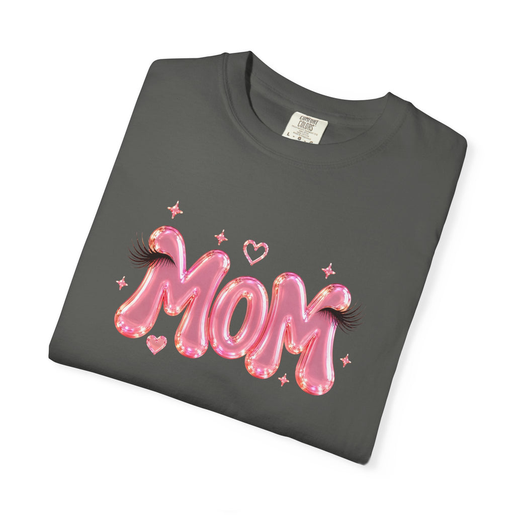 MOM Pink Balloon Eyelashes T-Shirt