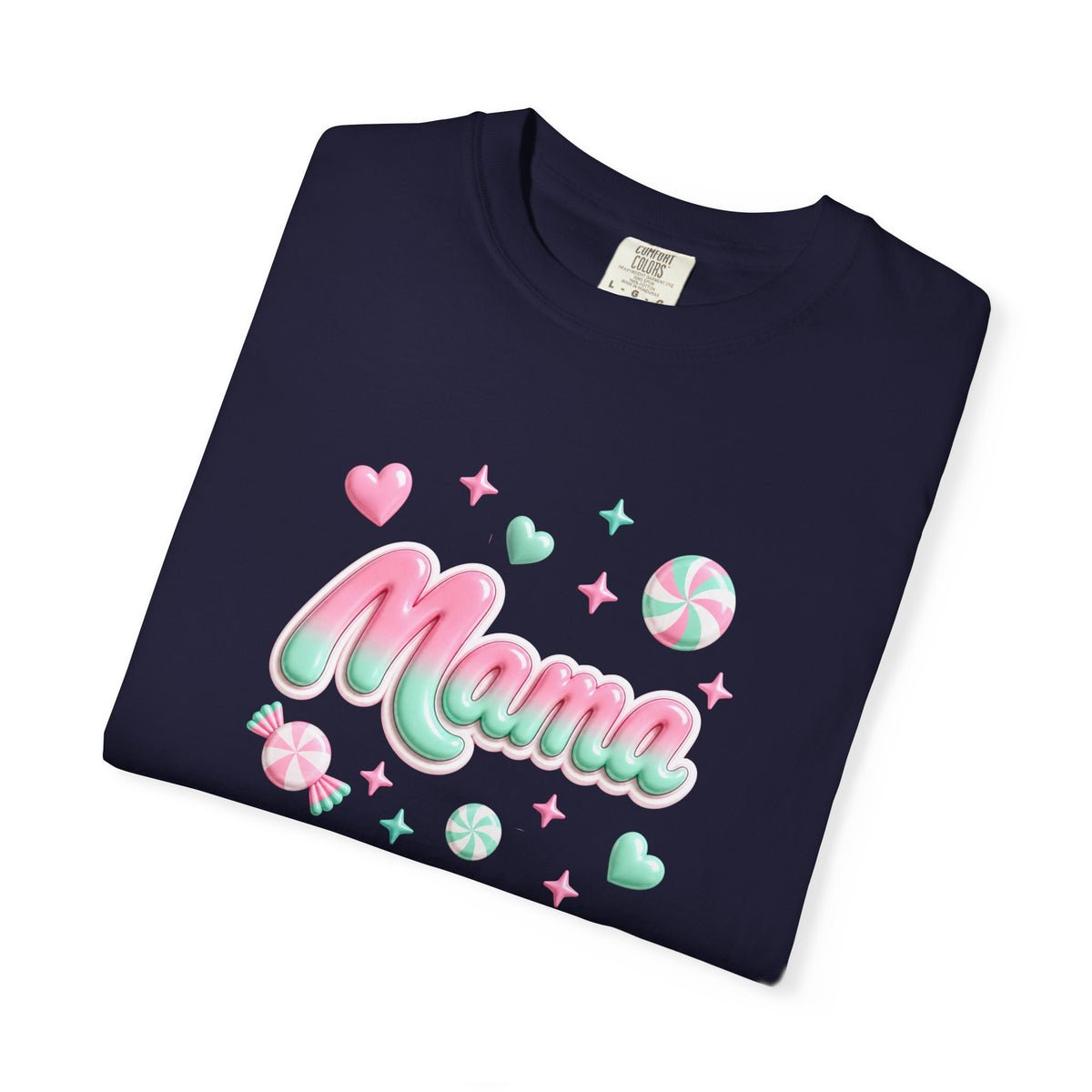 Mama Pastel Candy Script T-Shirt