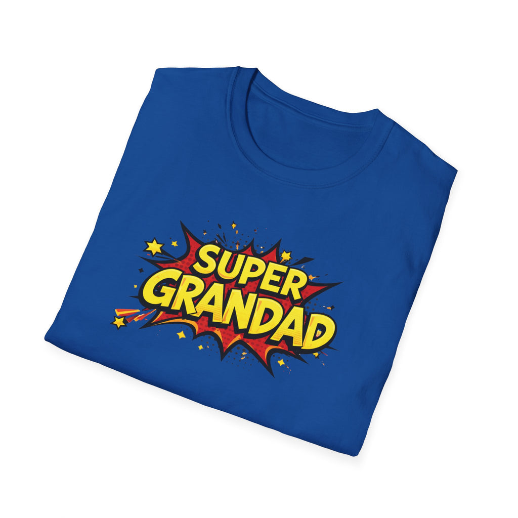 Super Grandad Comic-Style T-Shirt — Father’s Day Gift for Grandpa