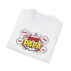 Super Papa Comic T-Shirt — Father's Day Gift Tee