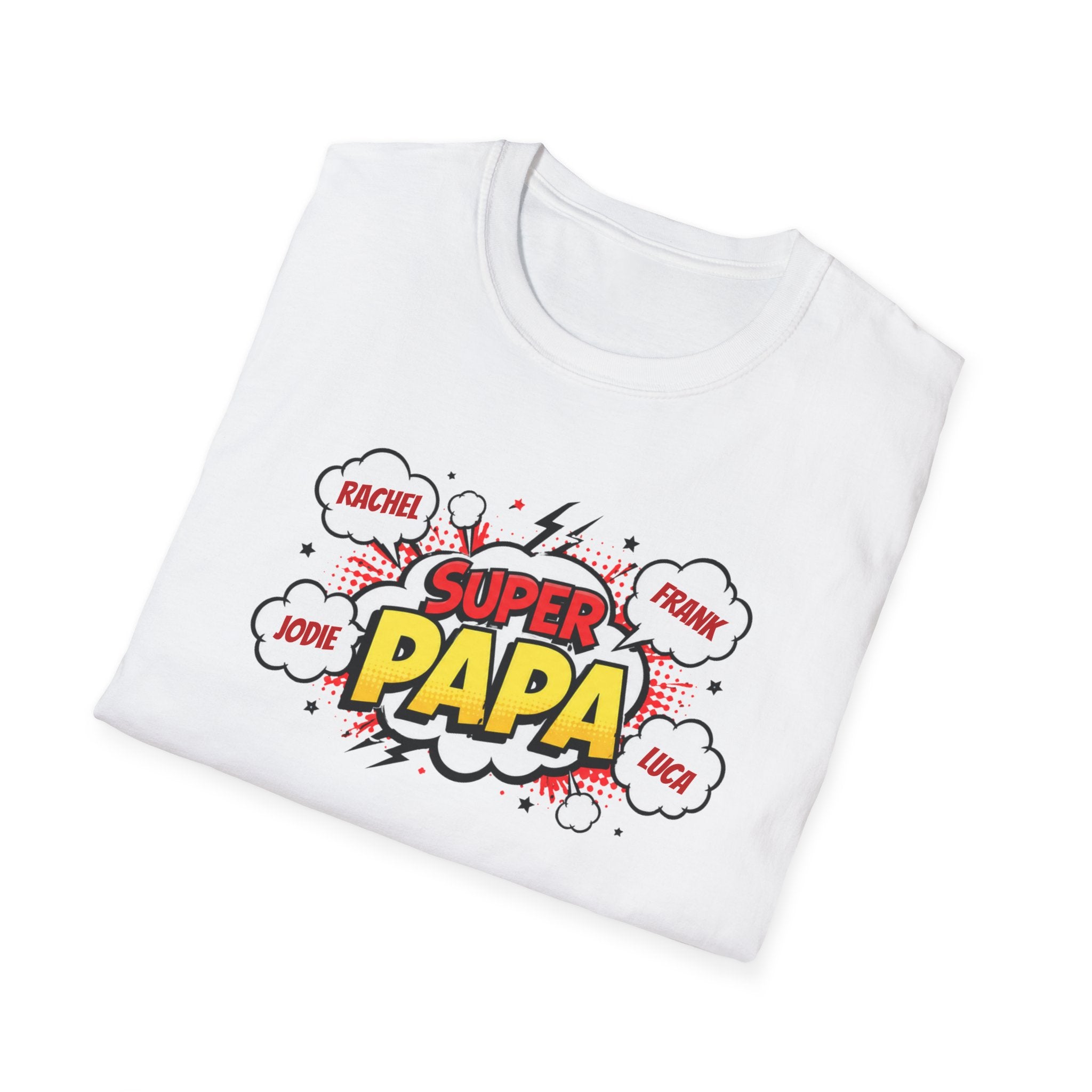 Super Papa Comic T-Shirt — Father's Day Gift Tee