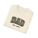 Dad Camo T‑Shirt – “DAD Est. 2026” Military Camo Father's Day Tee