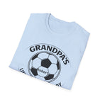 Grandpa's Little Football Buddy T-Shirt — Personalized Soccer Dad/Grandparent Gift