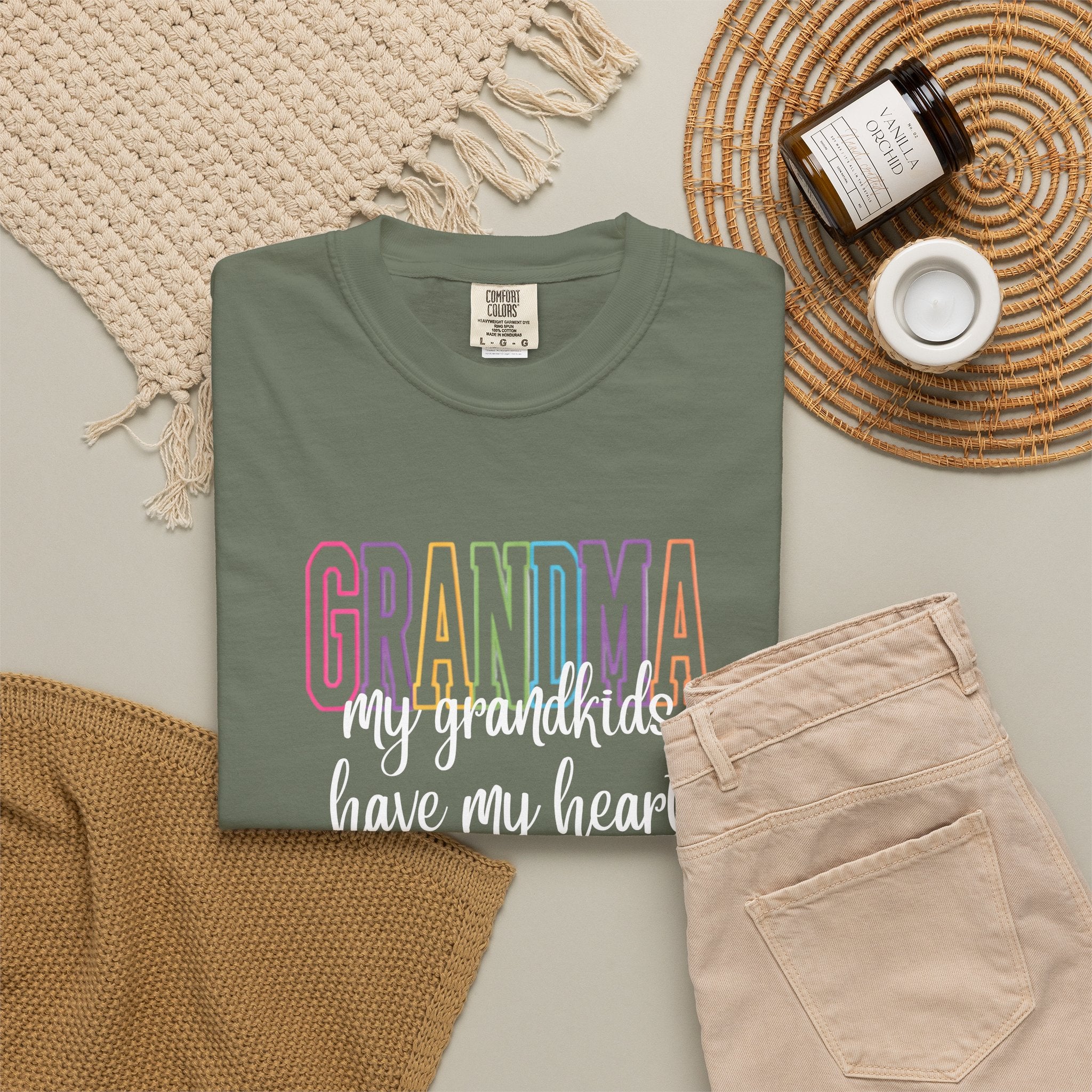 Grandma Pastel Rainbow T-Shirt — Cute Grandma Gift Tee