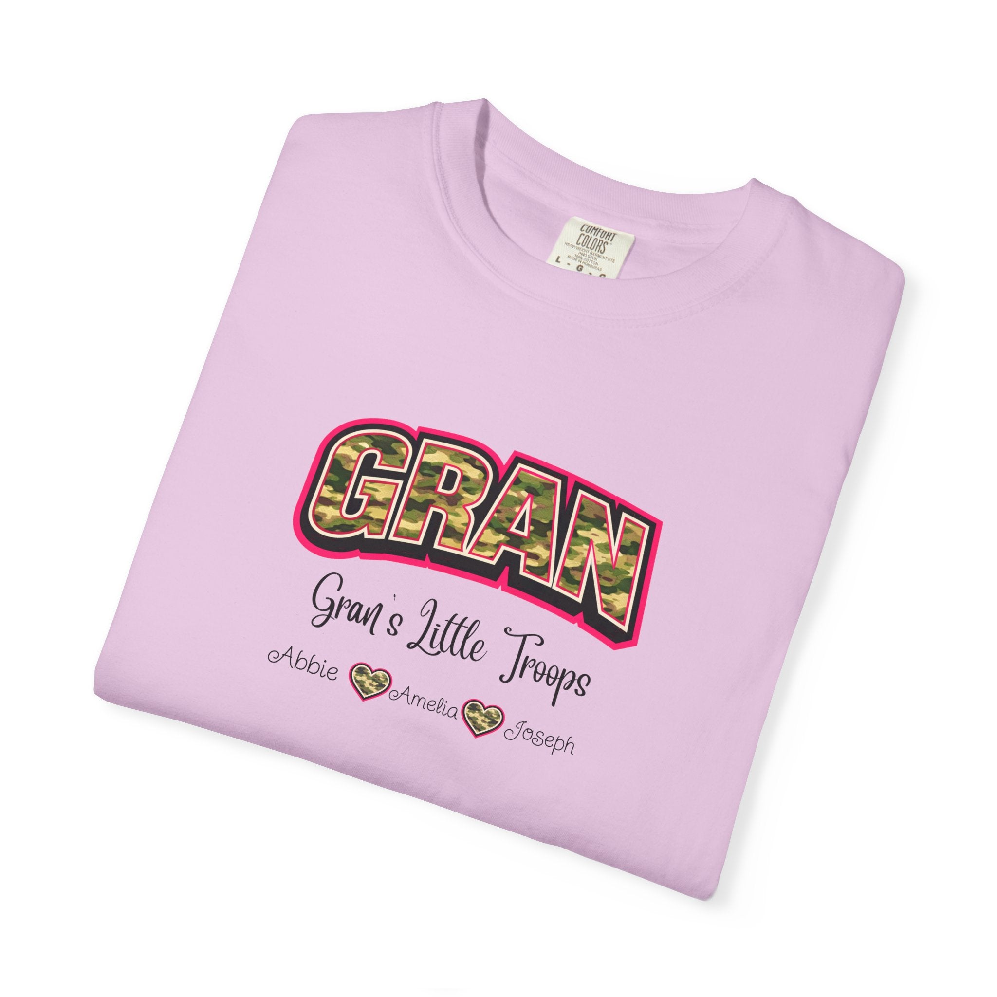 Gran Grandma T-Shirt — "Gran: Good a Little Trouble" Vintage Floral Tee