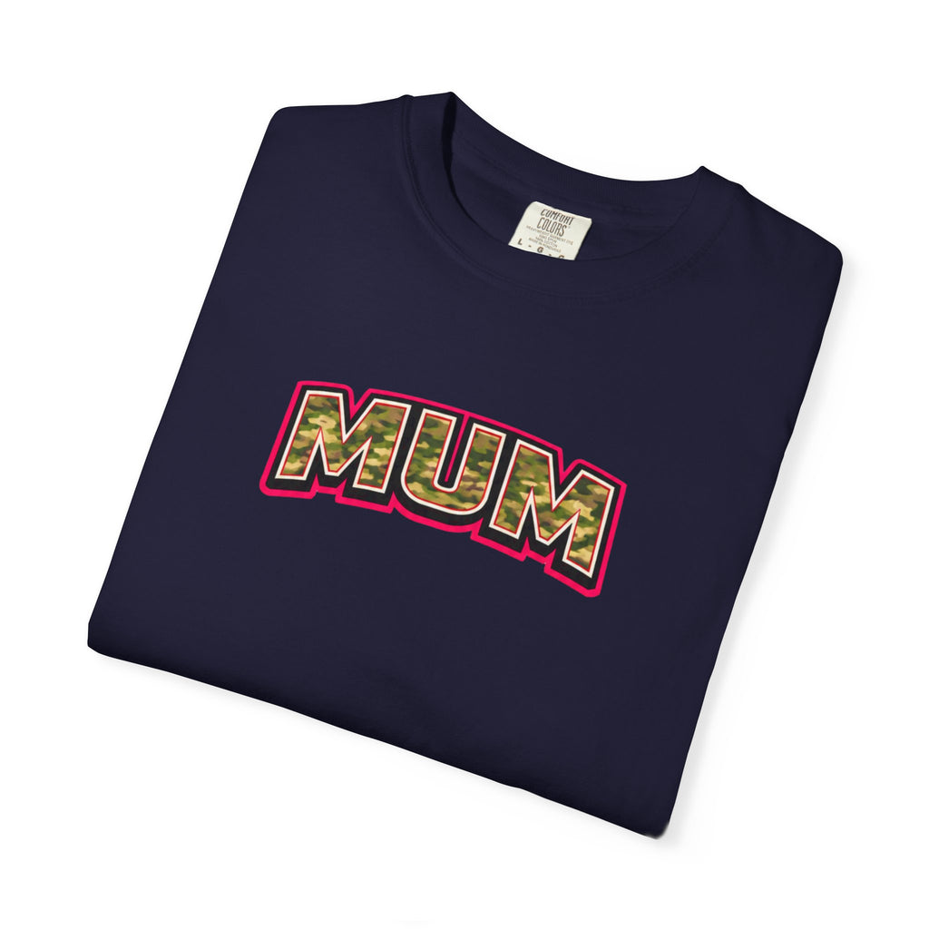Mum Camo Print Logo T-Shirt