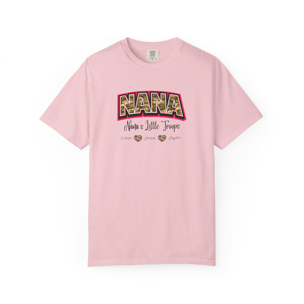 NANA Leopard Print Tee - "Nana's a Little Tramp" Graphic T-Shirt for Grandmothers