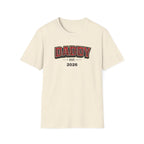 Daddy Est. 2026 T-Shirt — Plaid Dad Announcement Tee