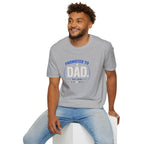 Promoted to Dad T-Shirt — New Dad Announcement Gift