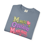T‑Shirt — "Moms Overload Mini-Hugs" Cute Colorful Graphic Tee