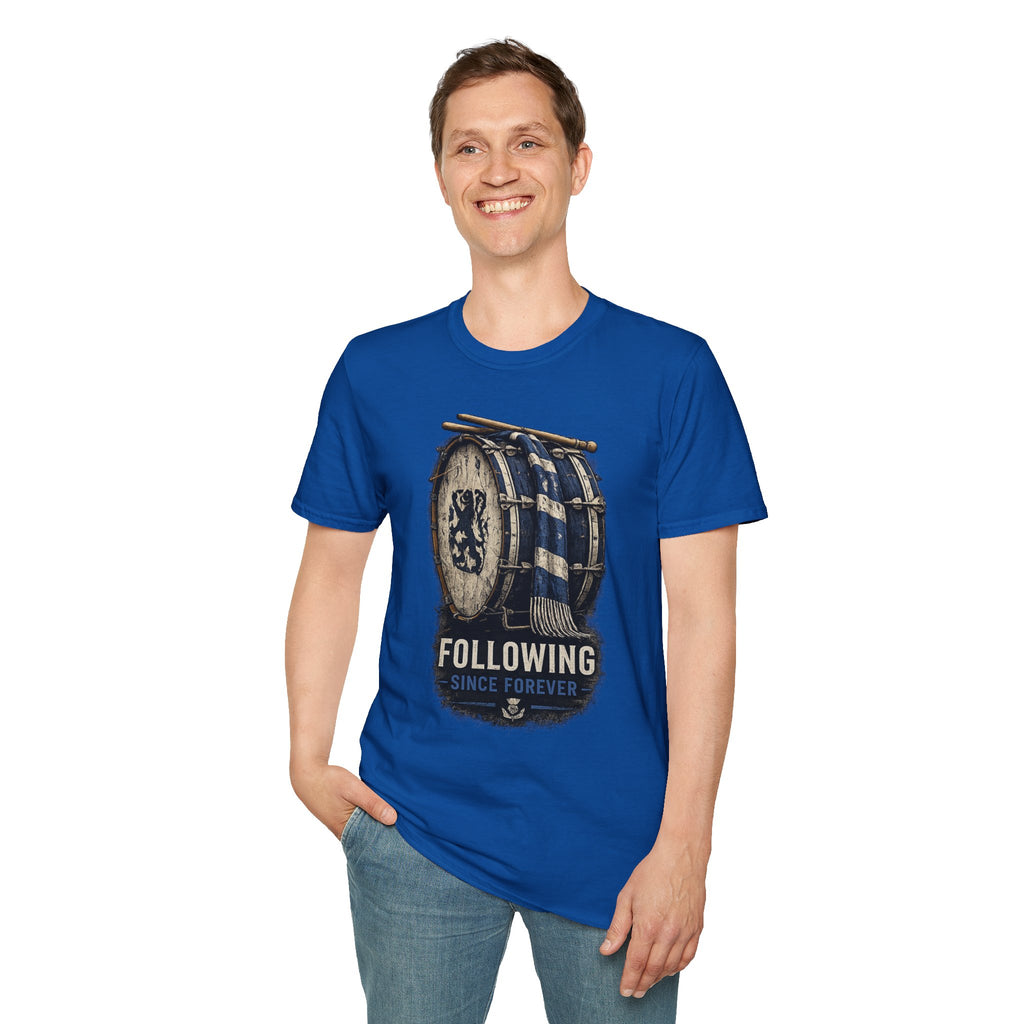 Following Scotland Flag Drum Tee