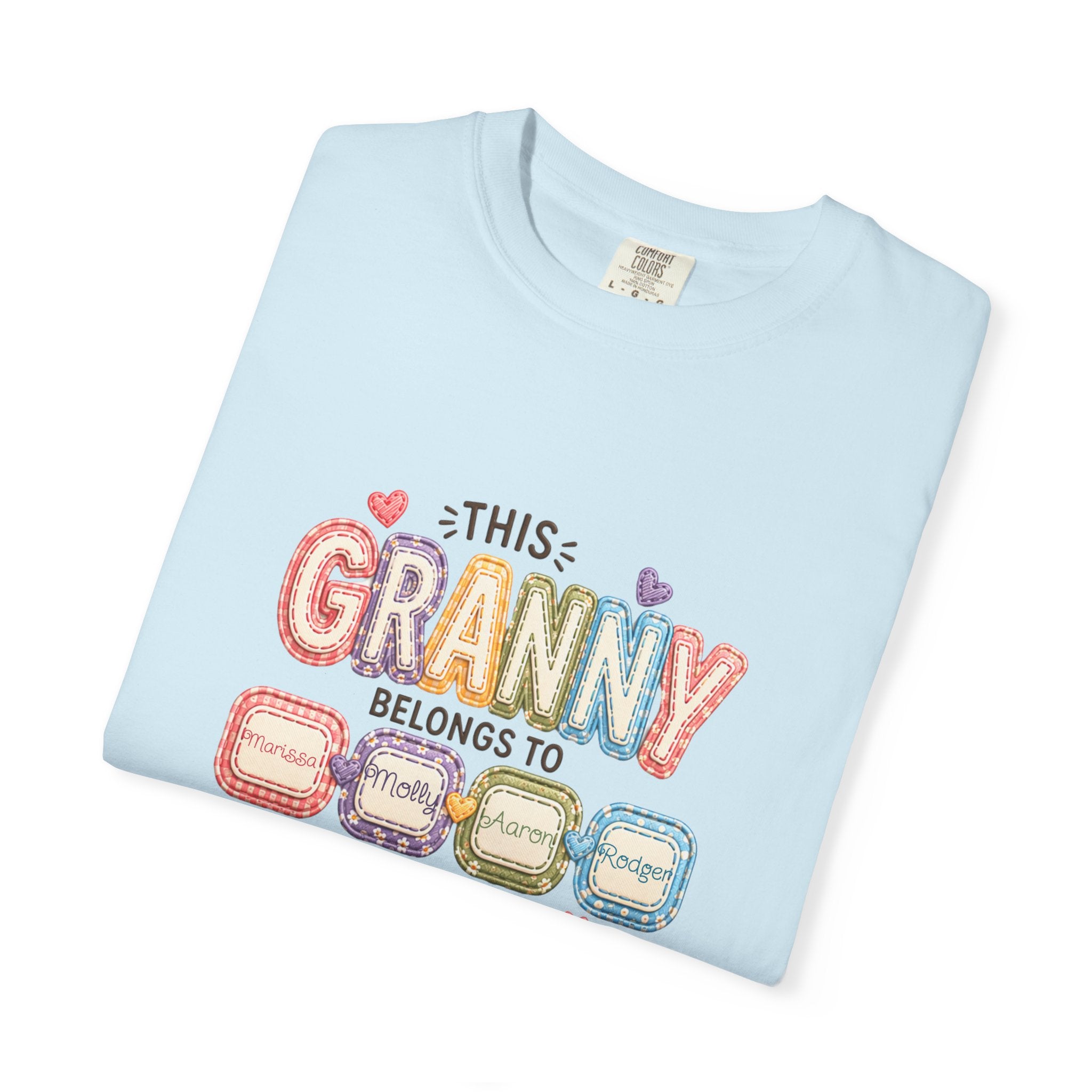 Granny Belongs To Grandkids T-Shirt — Cute Floral Grandma Gift
