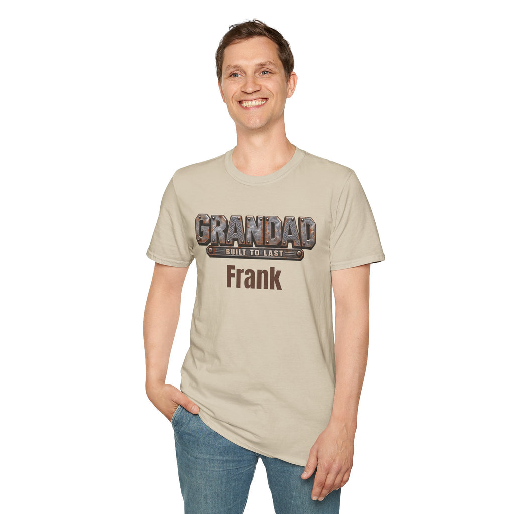 Grandad "Built to Last" T-Shirt — Personalise