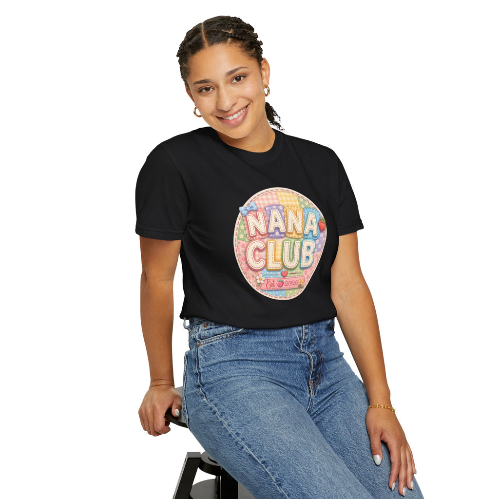 Nana Club T-Shirt — Retro Pastel Grandma Gift Tee