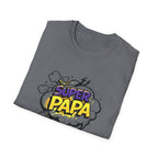 Super Papa T-Shirt — Comic Book Style Father’s Day Tee