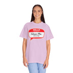 Glam-Ma Name Tag T-Shirt — "Hello My Name Is Glam-Ma (Obviously)" Graphic Tee