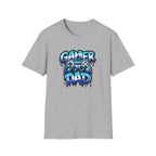 Gamer Dad T-Shirt — Blue Controller T-shirt