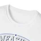 T-Shirt — "Measure Once, Cut Twice" Carpenter Tape Measure Design
