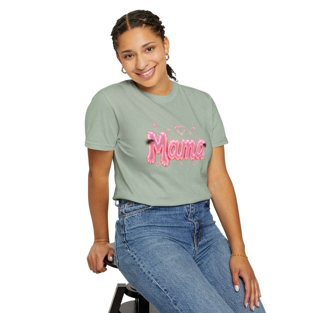 MAMA Pink Balloon Eyelashes T-Shirt