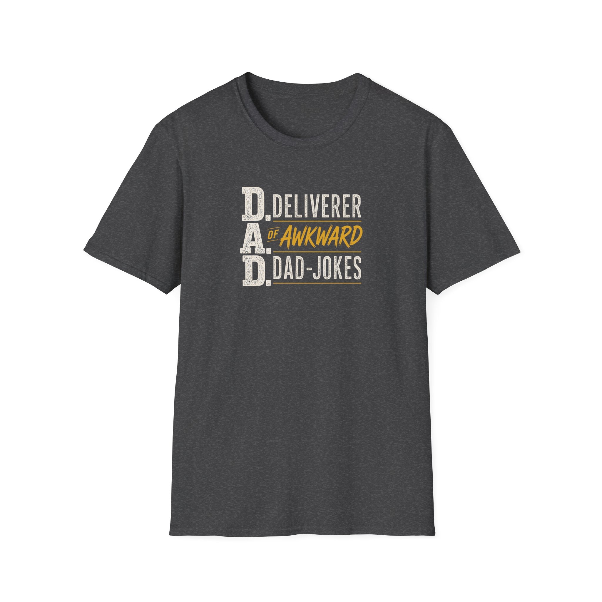 Dad T‑Shirt — D.A.D. "Deliverer of Awkward Dad‑Jokes" Funny Fathers Day Tee