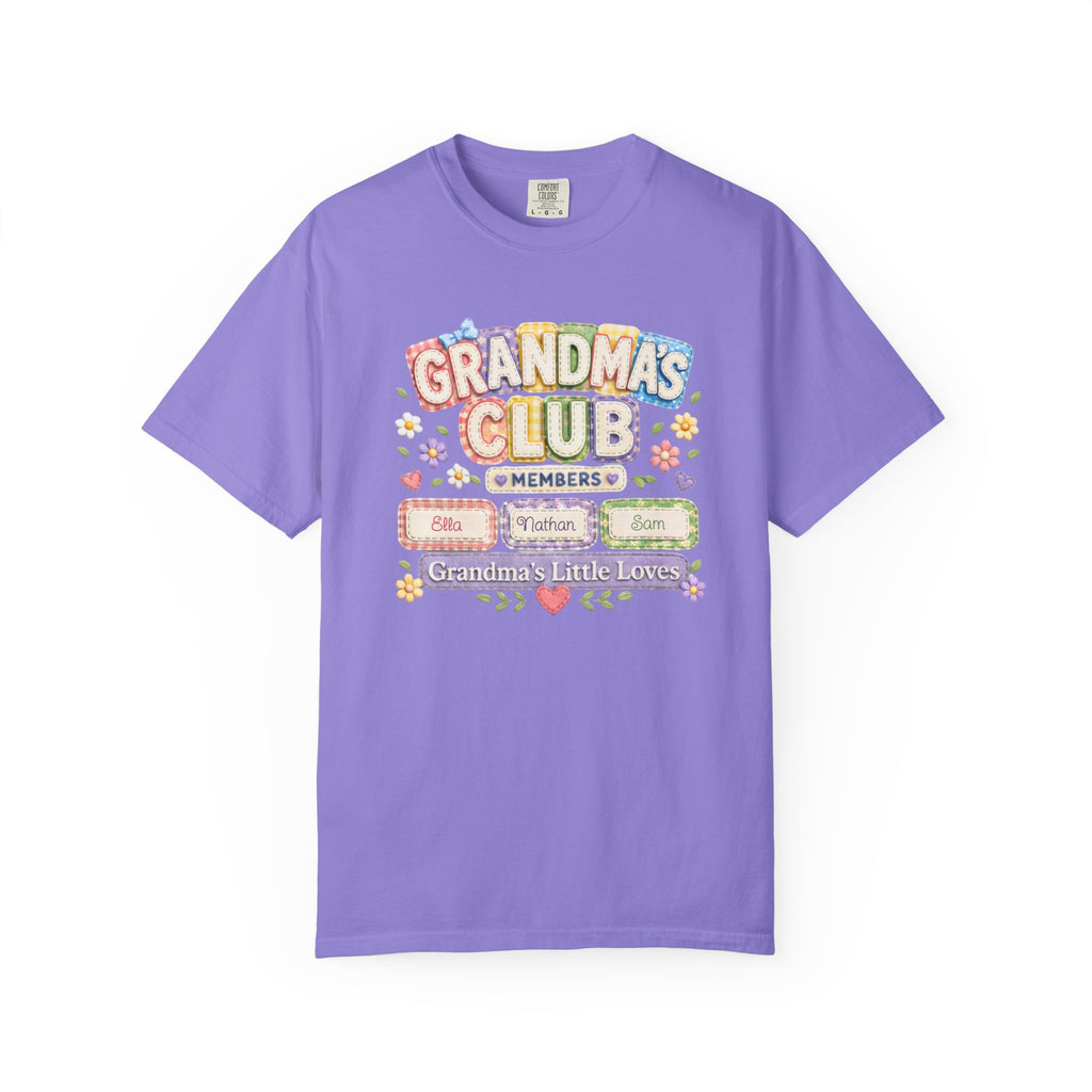 Grandmas Club T-Shirt — Grandma’s Little Loves Graphic Tee