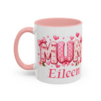 "MUM" Floral Blossom Mug — Personalise